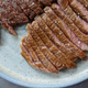 wagyu steak on plate